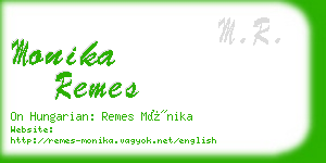 monika remes business card